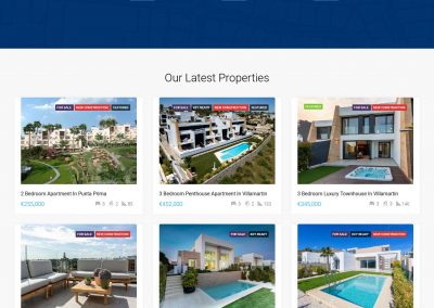 Real Estate Investment Program WordPress website design using Elementor